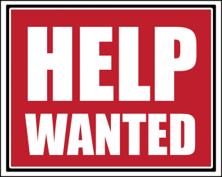 Sign with Help Wanted 