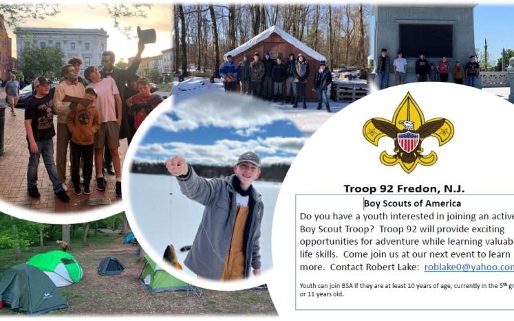 Boy Scout Troop Troop 92 Invitation